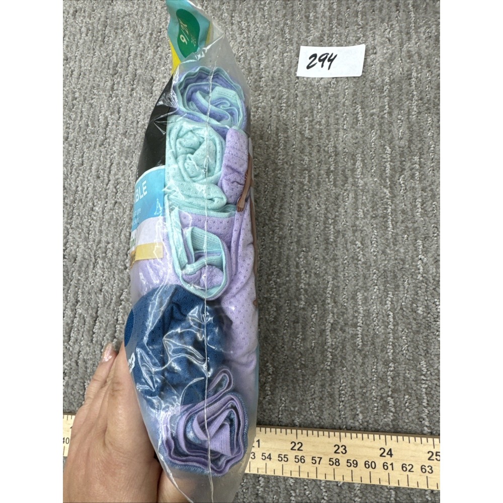 Six Pairs Of Fruit Of The Loom Breathable Bikinis 9/2X # 294 - Picture 10 of 16